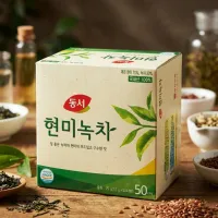 Korean Green Tea (Black Rice) - 50 Tea Bags
