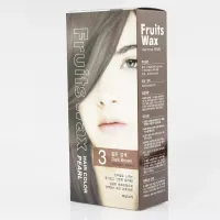 Welcos Fruits Wax Hair Color Pearl (3 Dark Brown) - 120gm