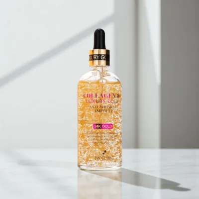 3w clinic collagen & Luxury 24K Gold Anti Wrinkle Ampoule - 55ml