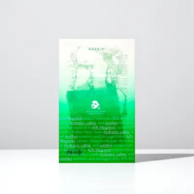 AXIS-Y 61% Mugwort Green Vital Energy Complex Sheet Mask - 27ml