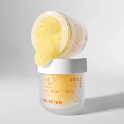 Innisfree Green Tea Enzyme Vitamin C Brightening Cream - 50ml