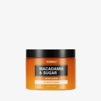 Kundal Macadamia & Sugar Body Scrub (White Musk) - 550g