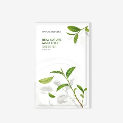 Nature Republic Real Nature Green Tea Mask Sheet - 23ml