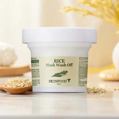 Skinfood Rice Wash-Off Face Mask - 120gm