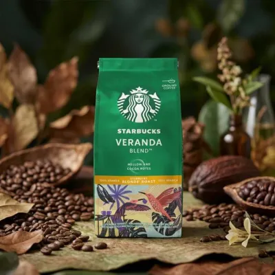 Starbucks 6 Mellow And Cocoa Notes Veranda Blend Coffee - 200g