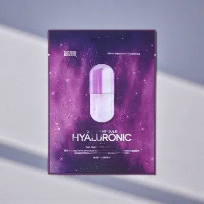 Tenzero Glow Ampoule Hyaluronic Sheet Mask- 25ml
