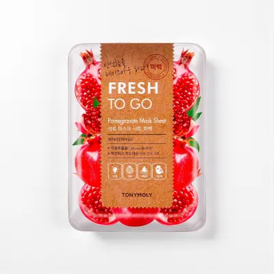 Tonymoly Fresh To Go Pomegranate Mask Sheet - 25g