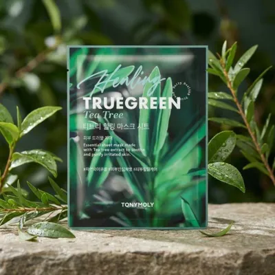 Tonymoly Truegreen Tea Tree Healing Mask Sheet - 20g