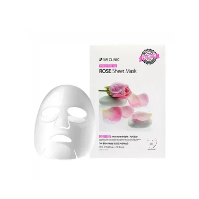 3W Clinic Essential Up Rose Sheet Mask - 25ml