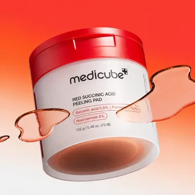 Medicube Red Succinic Acid Peeling Pad (70 Pads) - 155g