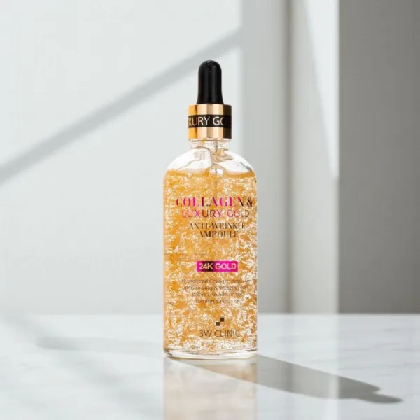 3w clinic collagen & Luxury 24K Gold Anti Wrinkle Ampoule - 55ml