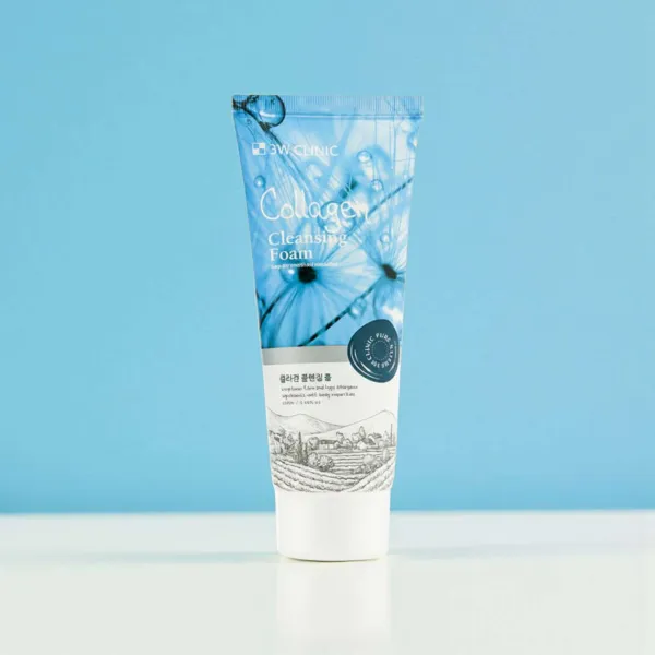 3w clinic collagen foam cleansing - 100ml