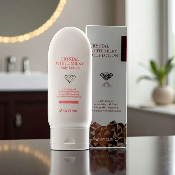 3w clinic crystal white milky body lotion - 150gm