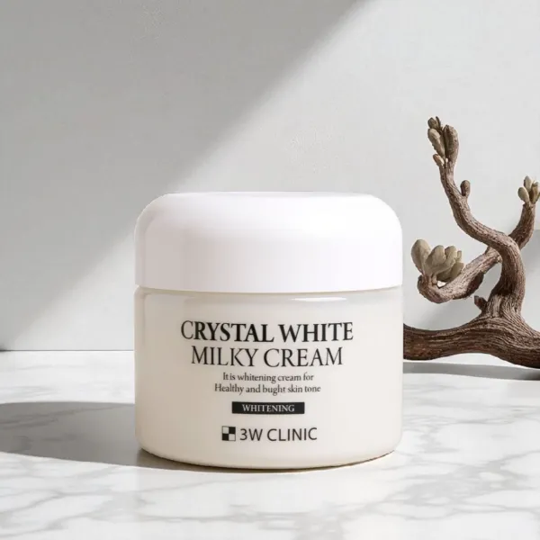 3w clinic crystal white milky cream - 50gm