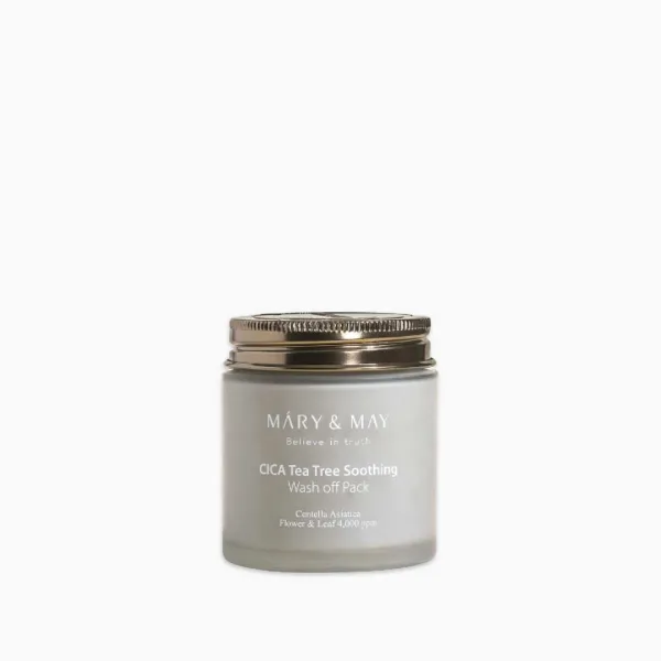 Mary & May Cica Tea Tree Soothing Wash Off Mask Pack - 125g