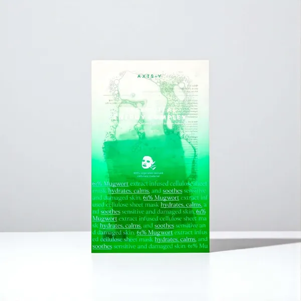 AXIS-Y 61% Mugwort Green Vital Energy Complex Sheet Mask - 27ml