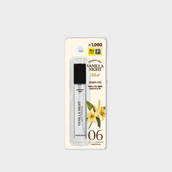 Daily Comma 06 Fragrance Mist Vanila Night (Musk) - 15ml