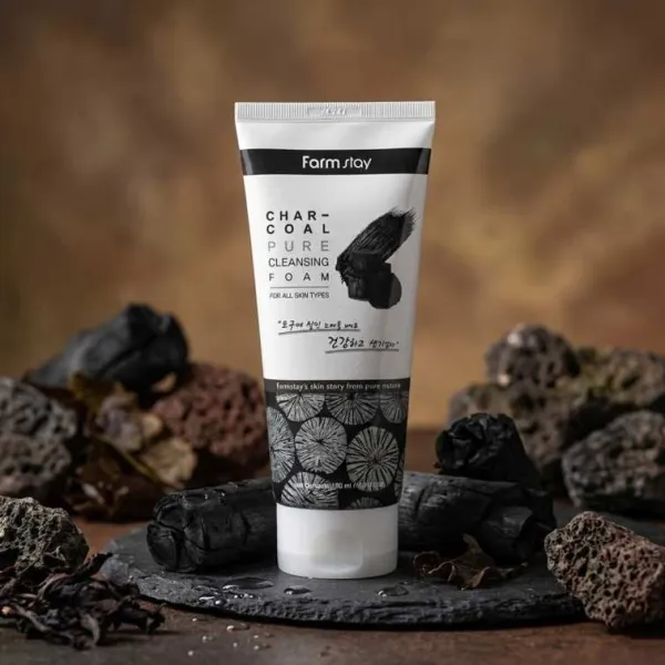 Farmstay Charcoal Pure Cleansing Foam - 180ml