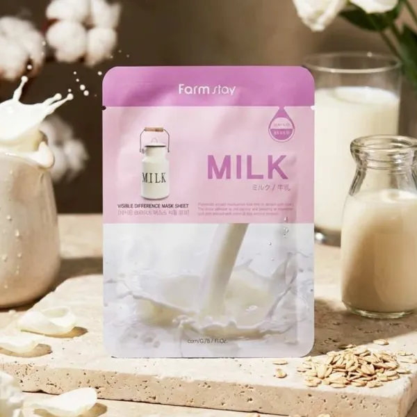 Farmstay Visible Difference Mask Sheet (Milk) - 23ml
