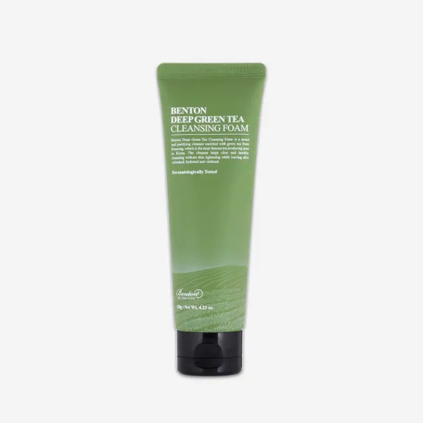 Benton Deep Green Tea Cleansing Foam - 120g