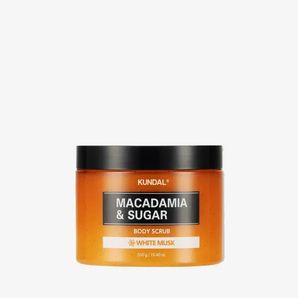 Kundal Macadamia & Sugar Body Scrub (White Musk) - 550g