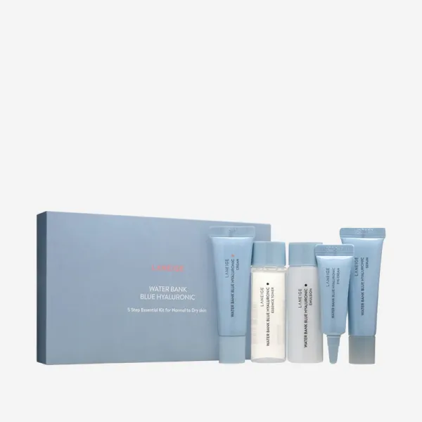 Laneige Water Bank Blue Hyaluronic 5 Step Essential Kit -