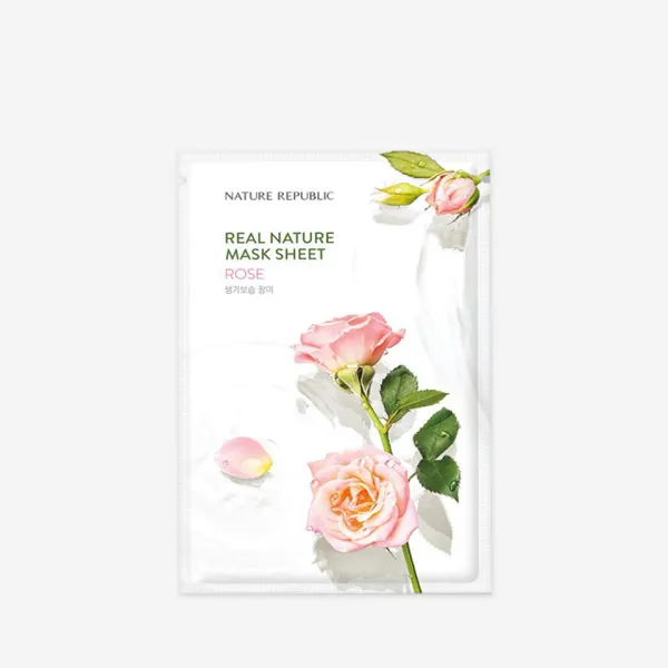 Nature Republic Real Nature Rose Mask Sheet - 23ml