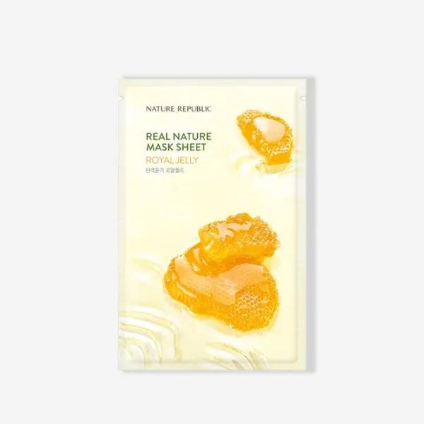 Nature Republic Real Nature Royal Jelly Mask Sheet - 23ml