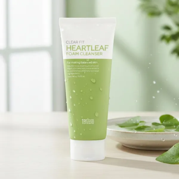 Tenzero Clear Fit Heartleaf Foam Cleanser - 180g
