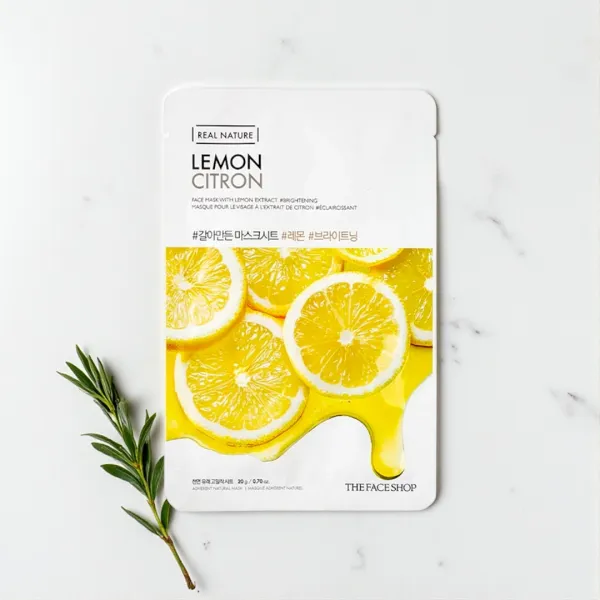 The face shop Real Nature Lemon Face Mask - 20g