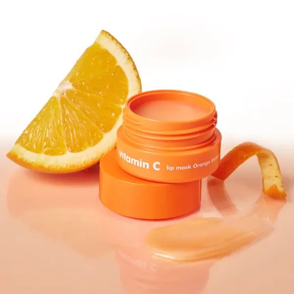 The Face Shop Vitamin c Lip Sleeping Mask (Orange) - 14g