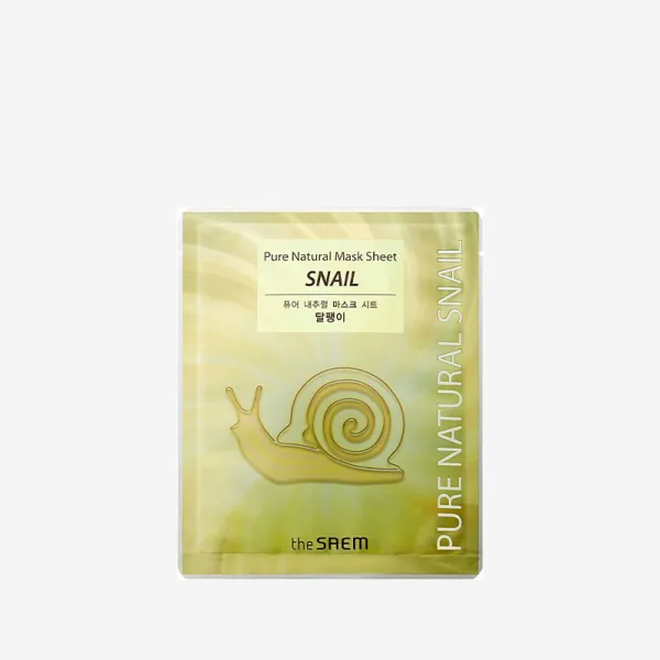 The Saem Pure Natural Mask Sheet (Snail) - 20ml