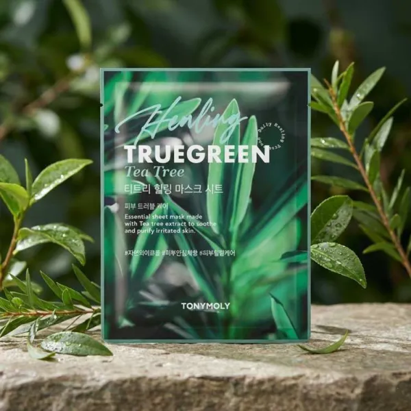 Tonymoly Truegreen Tea Tree Healing Mask Sheet - 20g