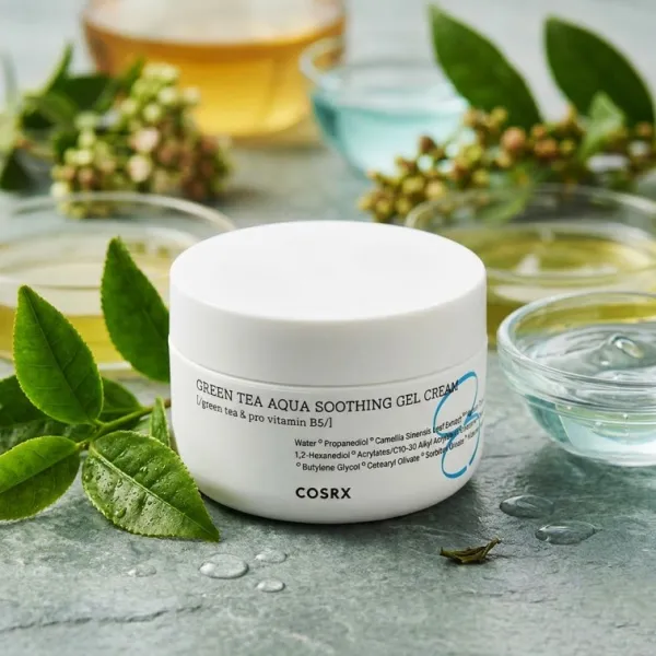 Cosrx Green Tea Aqua Soothing Gel Cream - 50ml