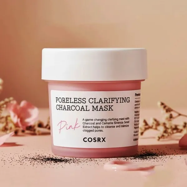 Cosrx Poreless Clarifying Charcoal Mask Pink - 110g