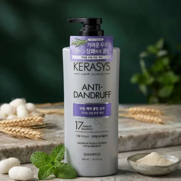 Kerasys Scalp Cooling Anti Dandruff Protein Shampoo - 750ml