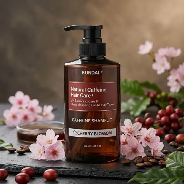 Kundal Anti Hair Loss & Scalp Care Shampoo (Cherry Blossom) - 500ml