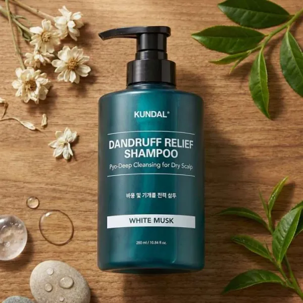 Kundal Dandruff Relief Shampoo (White Musk) - 500ml