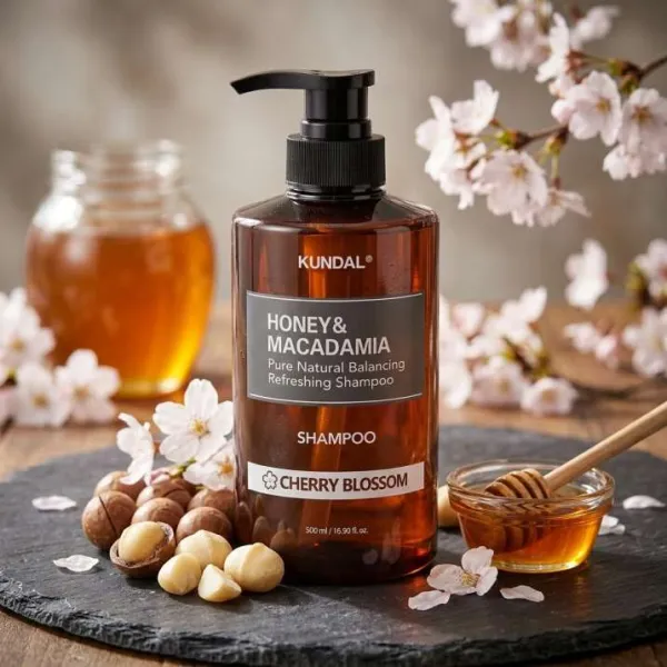 Kundal Honey Macadamia Shampoo & Treatment Duo (Cherry Blossom) - 1000ml
