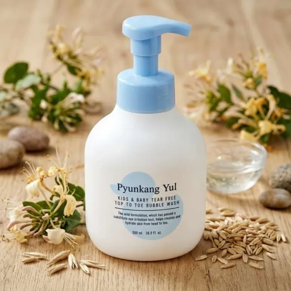 Pyunkang Yul Kids & Baby Tear Free Top To Toe Bubble Wash - 500ml