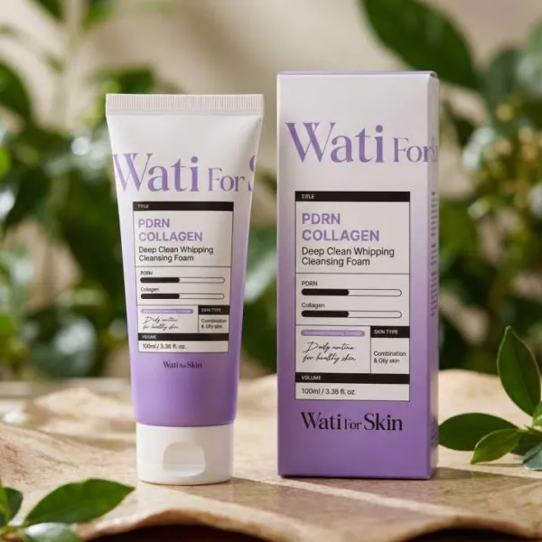 Wati For Skin PDRN Collagen Deep Clean Whipping Cleansing Foam - 100ml
