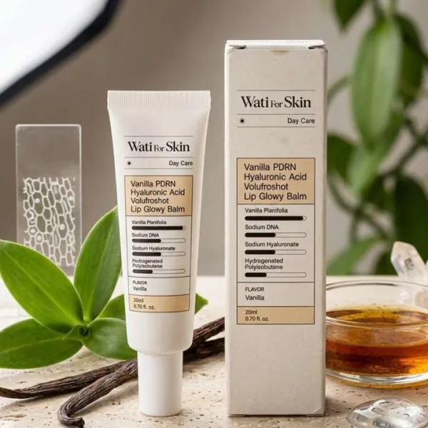 Wati For Skin Vanilla PDRN Hyaluronic Acid Volufrost Lip Glowy Balm - 20ml