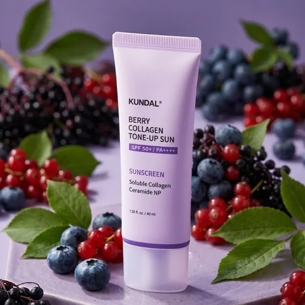 Kundal Berry Collagen Tone-Up Suncream SPF50+ PA++++ - 40ml