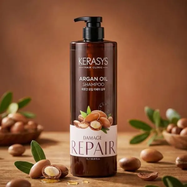 Kerasys Argan Oil Shampoo (Damage Repair) - 1000ml