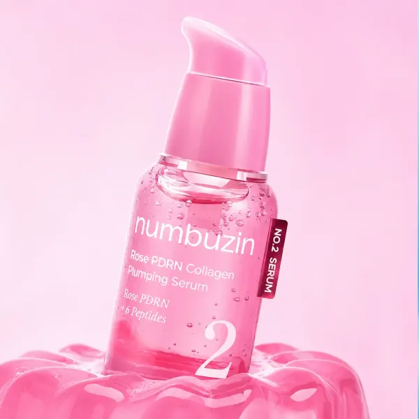 Numbuzin No.2 Rose PDRN Collagen Plumping Serum - 30ml