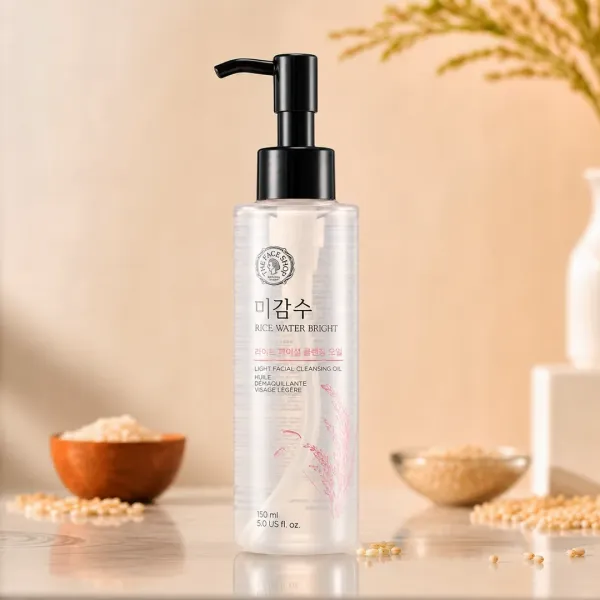 The face shop rice water Bright Cleansing Oil (light) - 150ml