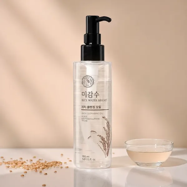 The face shop rice water bright cleansing oil (rich) - 150ml
