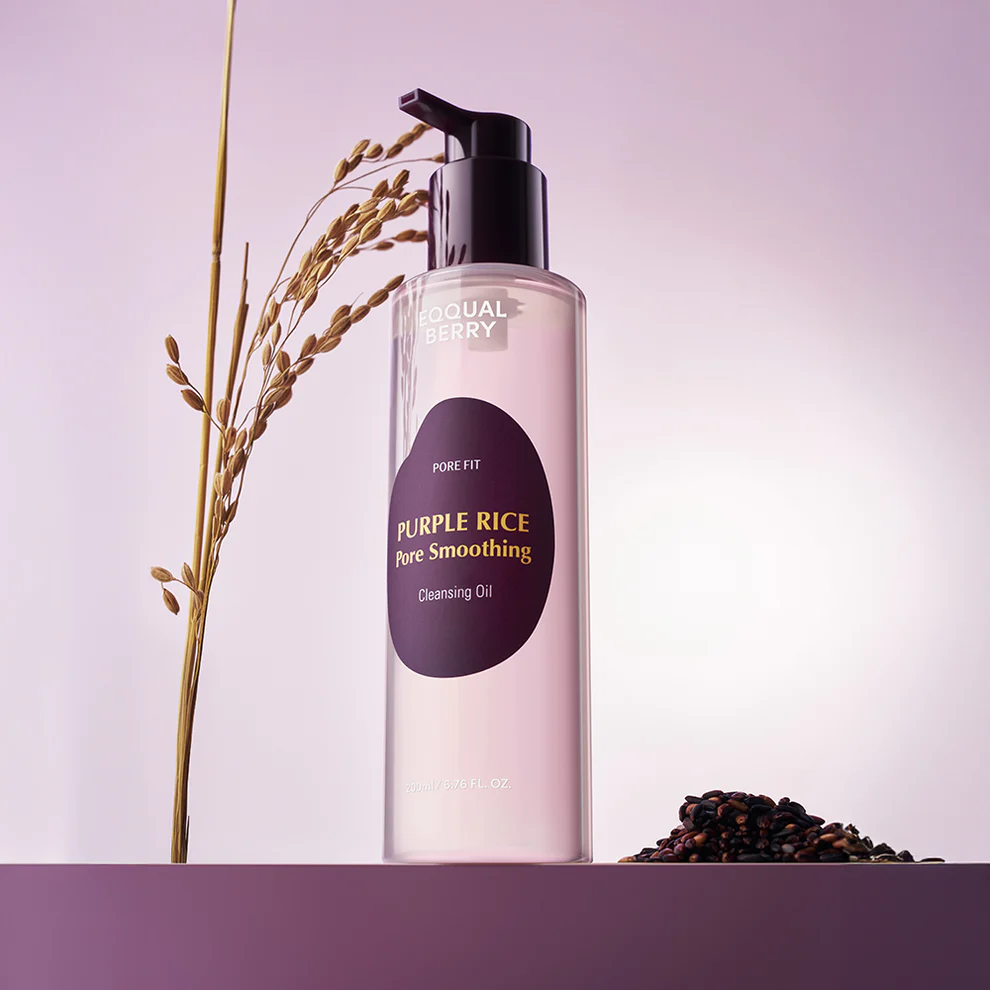Eqqualberry Purple Rice Pore Smoothing Cleansing Oil - 200ml