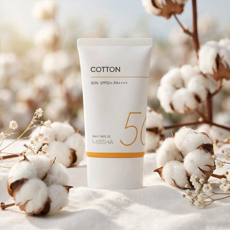 Missha All Around Safe Block Cotton Sun SPF50++ - 50ml