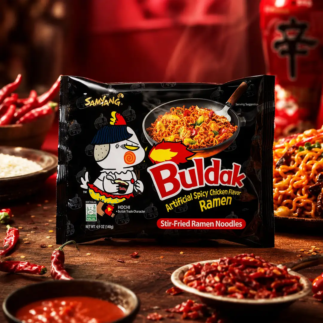 Samyang Buldak Hot Chicken Ramen Noodles (Original) - 140g (5Pcs)